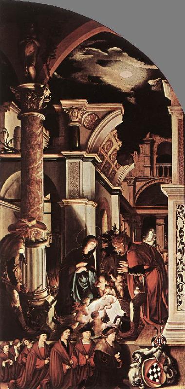 HOLBEIN, Hans the Younger The Oberried Altarpiece (right wing) sf